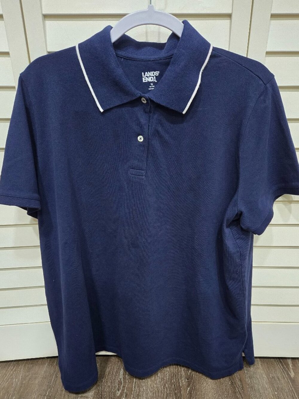 Lands End Dark blue Polo Womens 1X